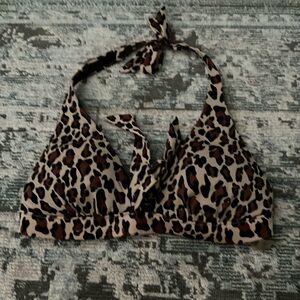 Victoria’s Secret Animal Print Bikini Top Size M